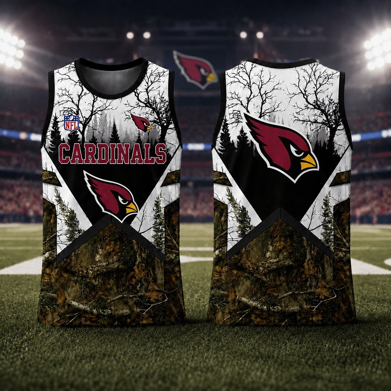 Arizona Cardinals | Premium NFL Football And Hunting Game Day Tank Top NY