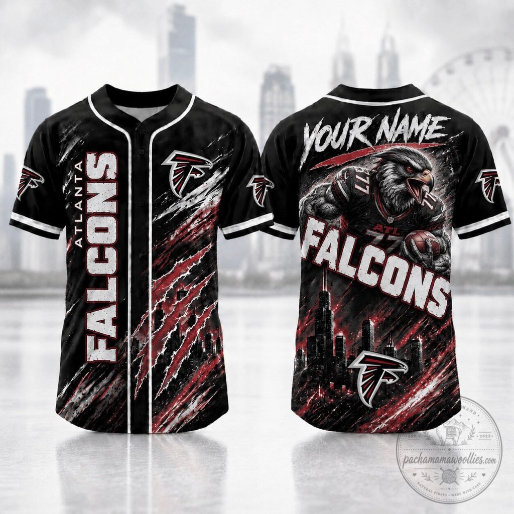Atlanta Falcons Premium Personalized NFL Jersey Shirt For Football Fans NNK Atlanta Falcons | Premium Personalized NFL Jersey Shirt For Football Fans NNK