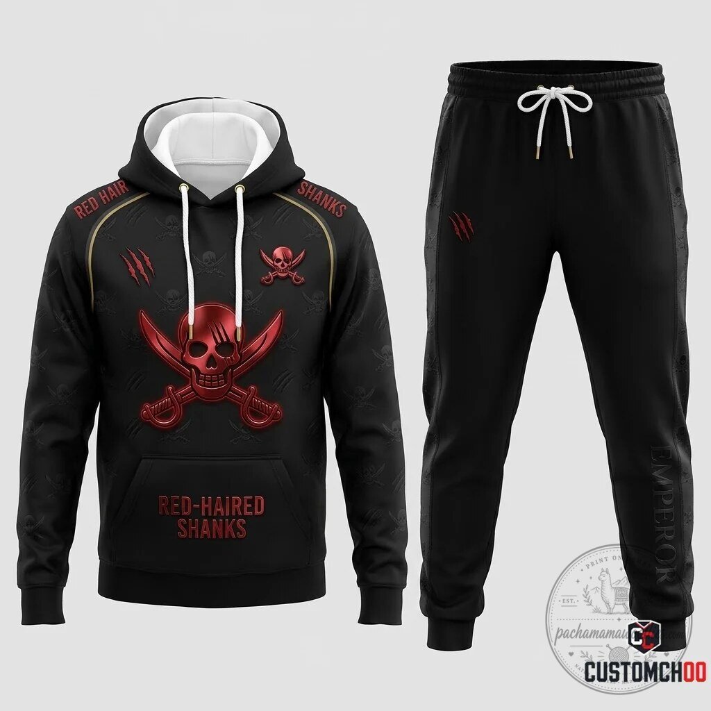Red-Haired Shanks Emperor Kamusari One Piece Anime Hoodie and Jogger Pants Set 11 Red-Haired Shanks Emperor Kamusari One Piece Anime Hoodie and Jogger Pants Set