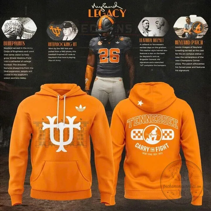 Limited Edition Orange Hoodie for Tennessee Football Neyland Legacy 5 Limited Edition Orange Hoodie for Tennessee Football Neyland Legacy