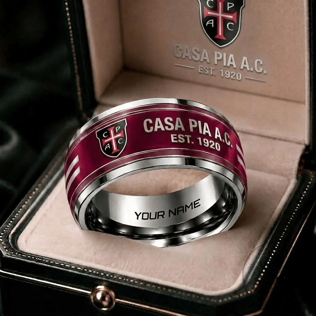 Casa Pia Atletico Clube Primeira Liga Football Team Personalized Ring