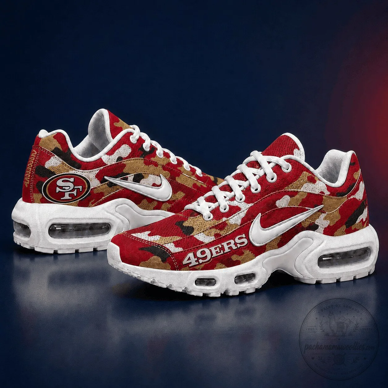 San Francisco 49ers Air Max Custom Print Running Shoes