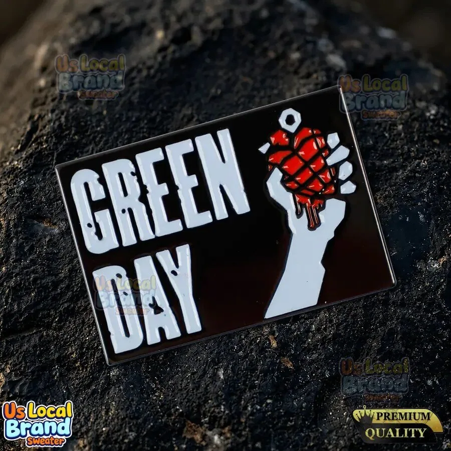 Green Day American Idiot Album Art Logo Enamel Pin 5 Green Day American Idiot Album Art Logo Enamel Pin