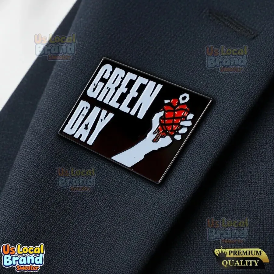 Green Day American Idiot Album Art Logo Enamel Pin 7 Green Day American Idiot Album Art Logo Enamel Pin
