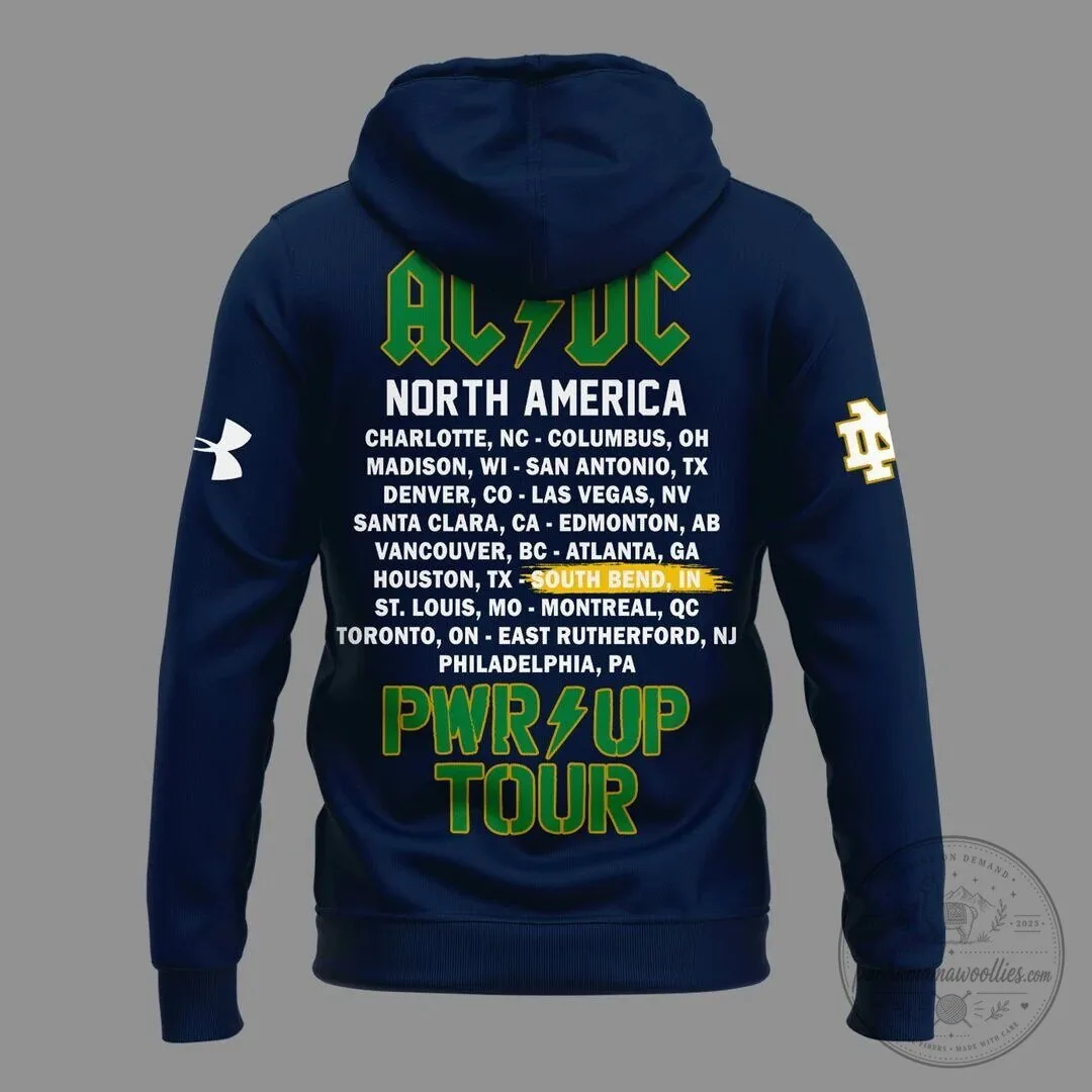 Notre Dame Football AC/DC Power Up Tour 2026 Concert Hoodie 7 Notre Dame Football AC/DC Power Up Tour 2026 Concert Hoodie