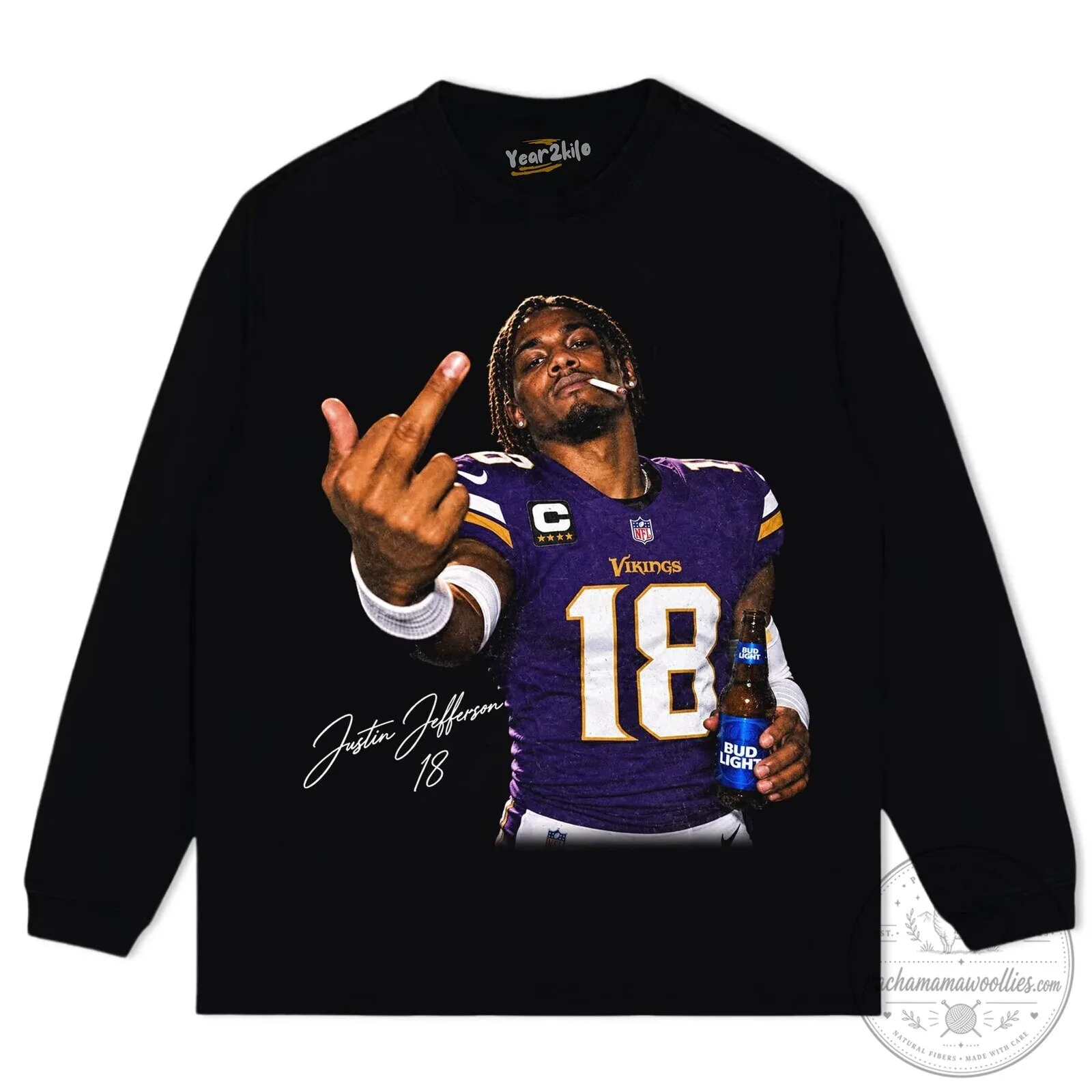 Justin Jefferson Football Player Graphic T-Shirt 13 Justin Jefferson Football Player Graphic T-Shirt