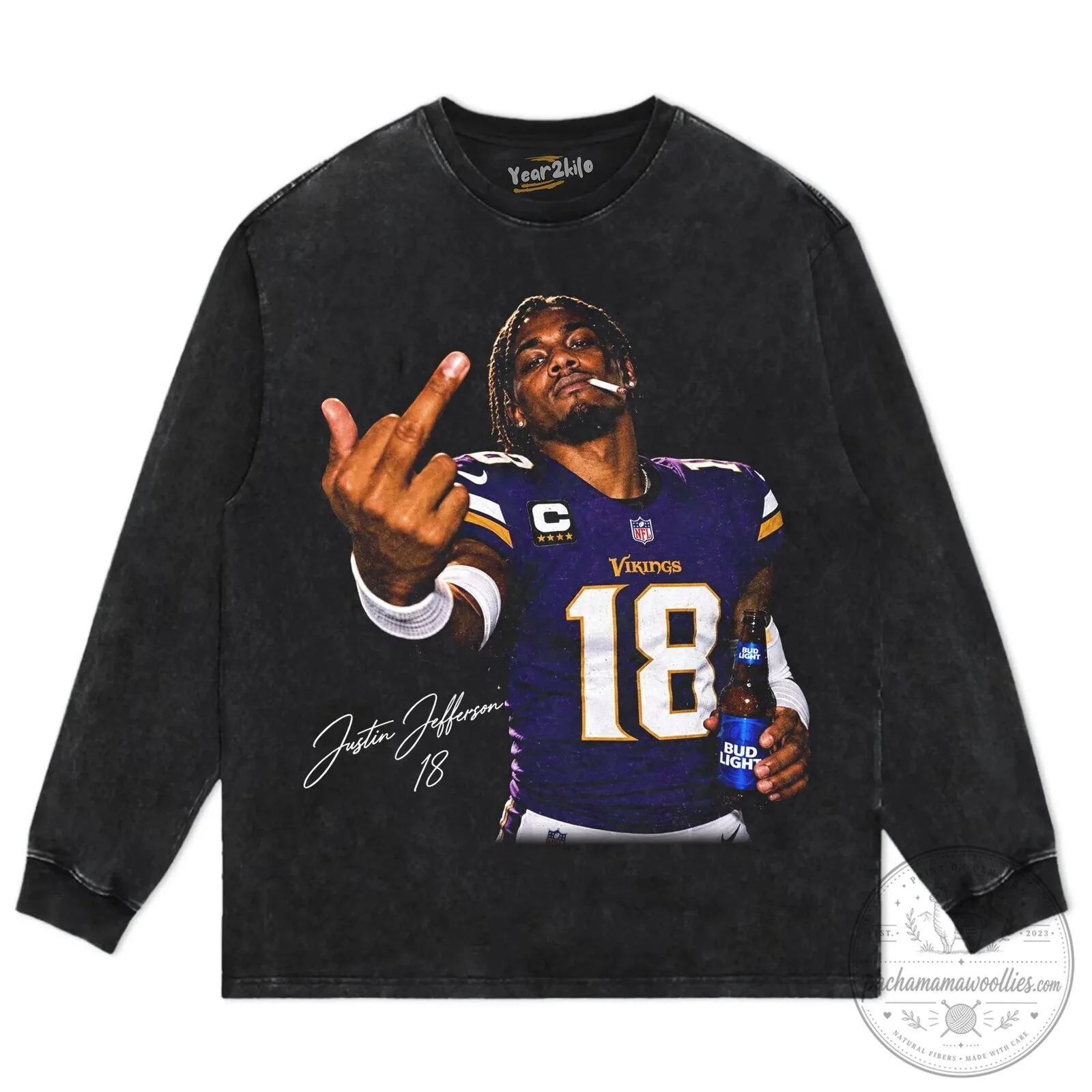 Justin Jefferson Football Player Graphic T-Shirt 14 Justin Jefferson Football Player Graphic T-Shirt