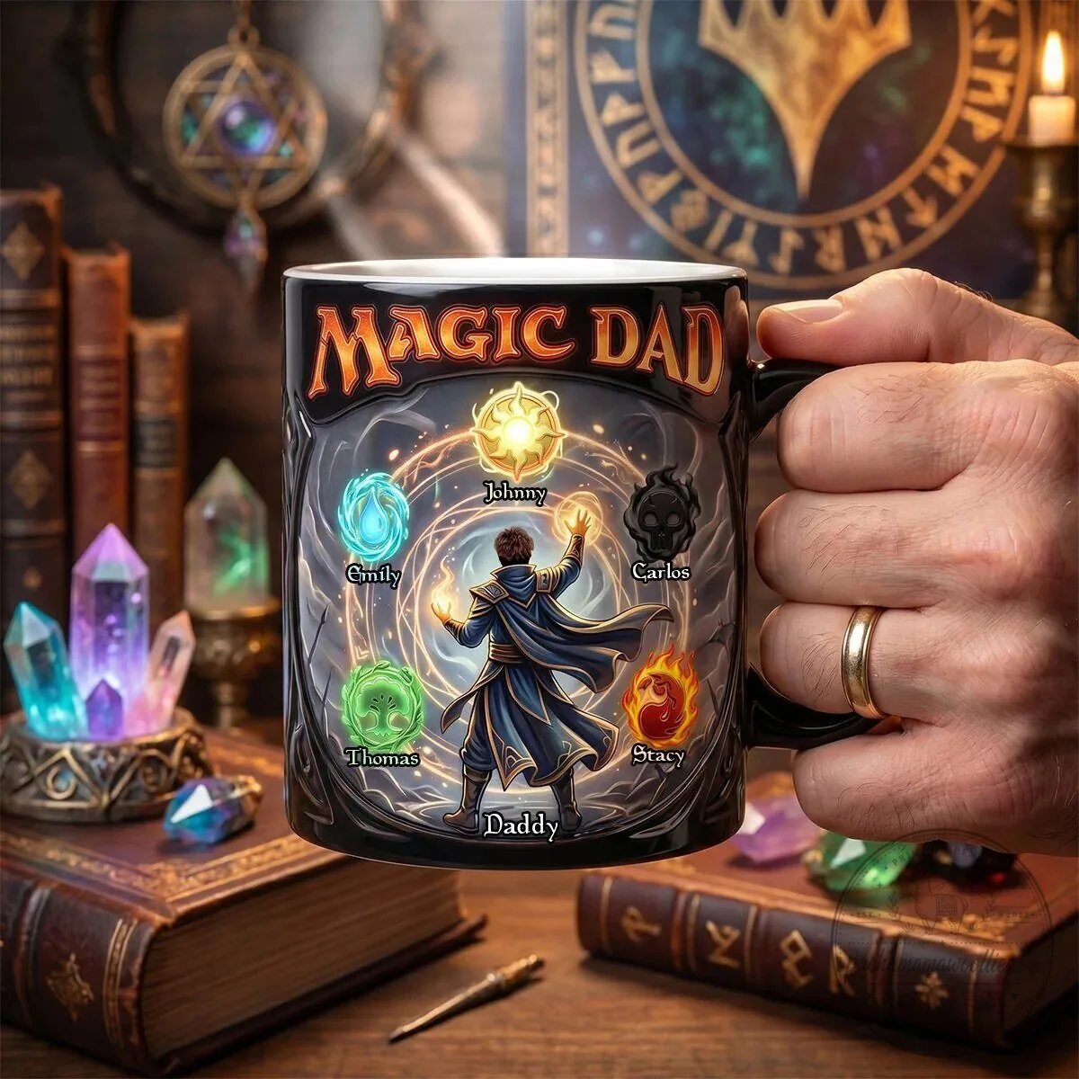Magic The Gathering Dad Personalized Coffee Mug