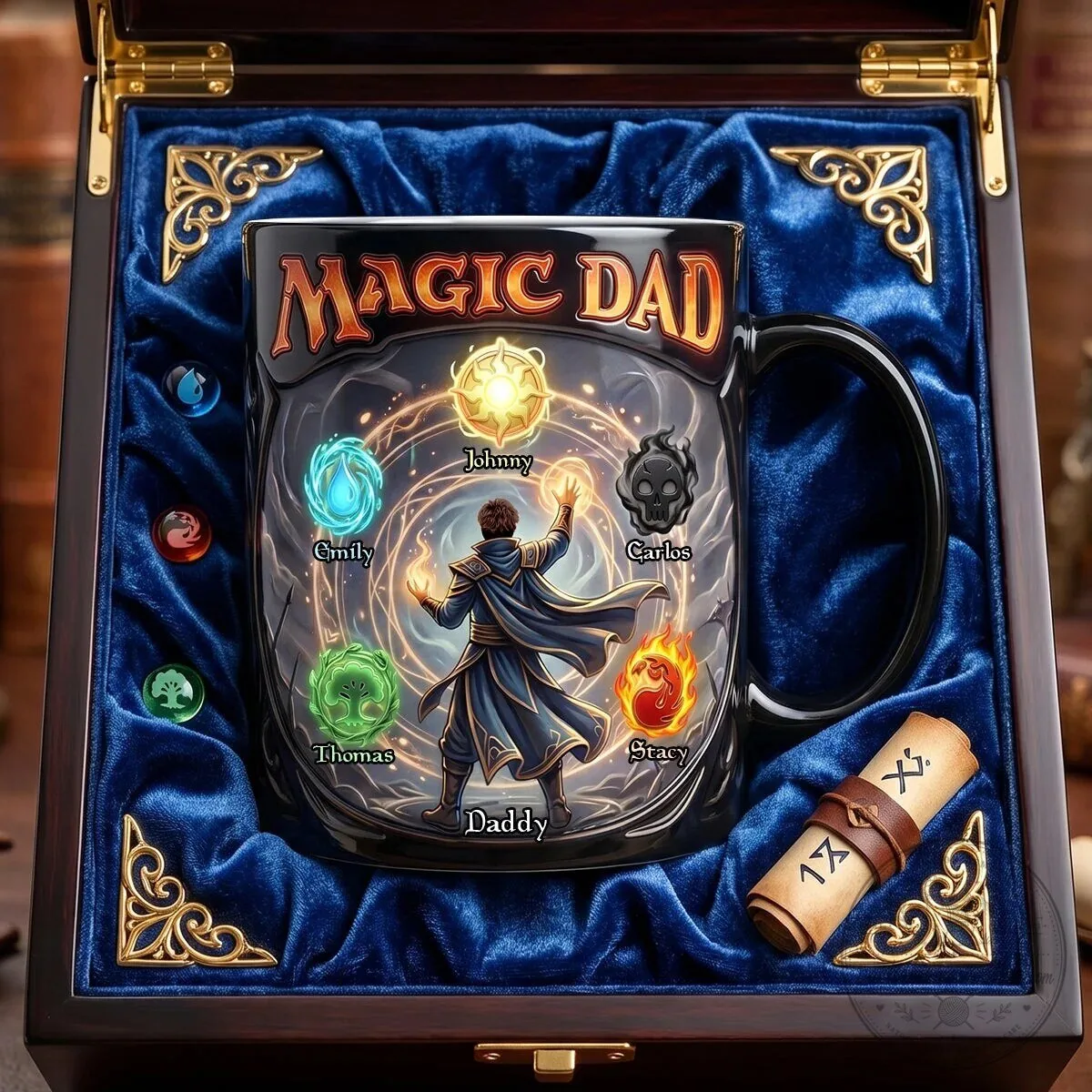 Magic The Gathering Dad Personalized Coffee Mug 5 Magic The Gathering Dad Personalized Coffee Mug