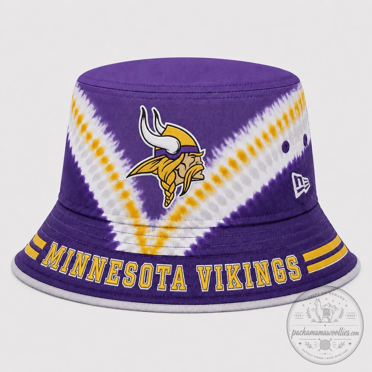 Minnesota Vikings NFL Football Team Tie Dye Bucket Hat