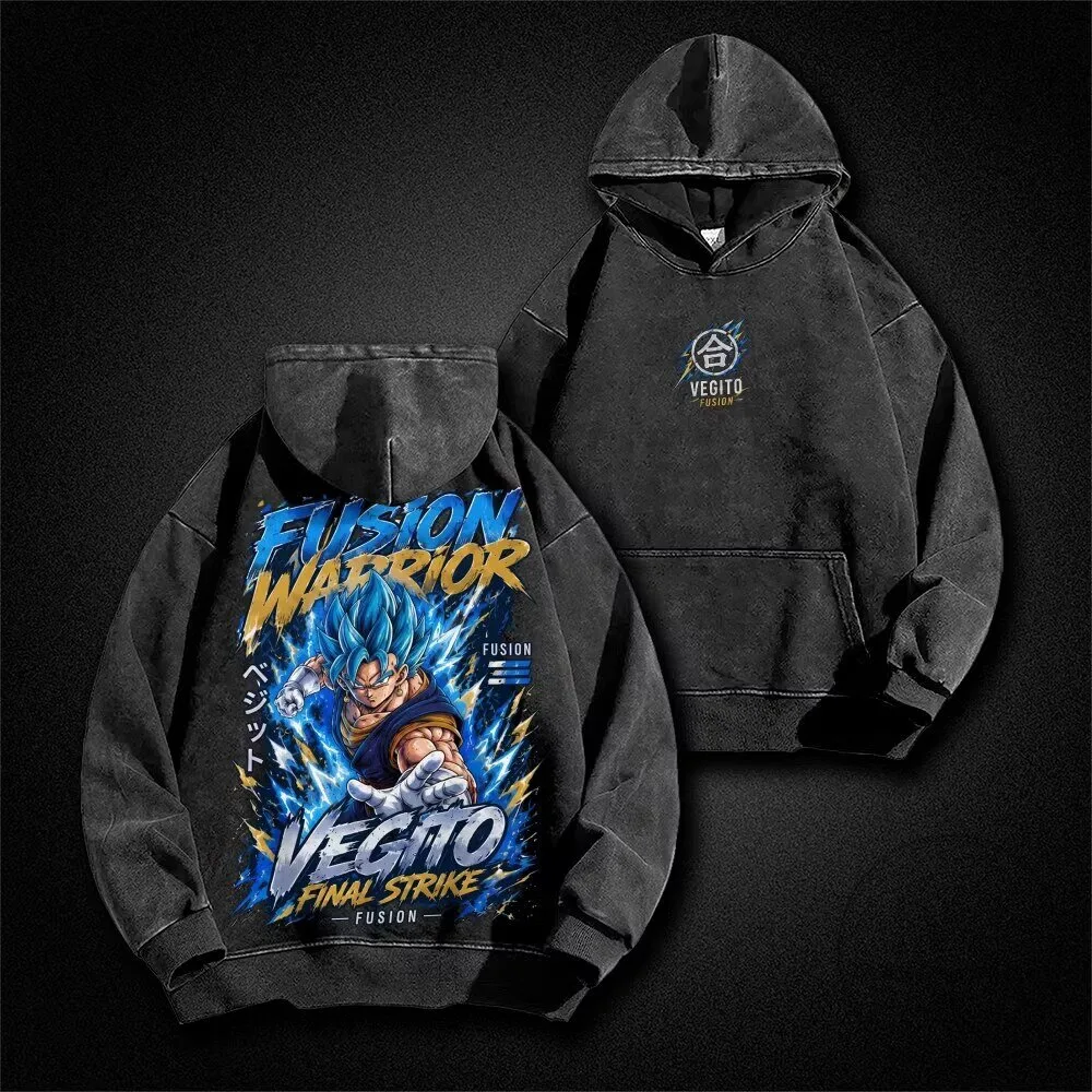 Dragon Ball Z Vegito Fusion Warrior Final Strike Washed Hoodie