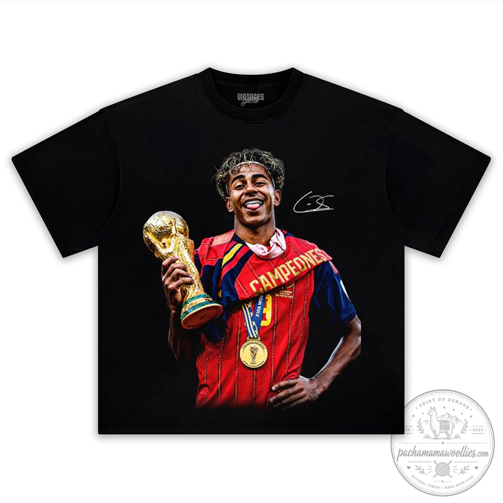 Lamine Yamal The Heir Football World Cup Champion T-Shirt