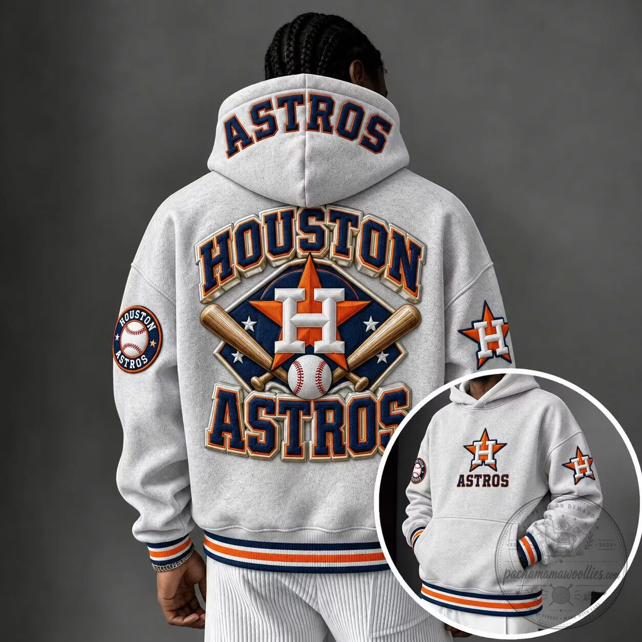 Houston Astros Major League Baseball Team Logo Hoodie 1 Houston Astros Major League Baseball Team Logo Hoodie