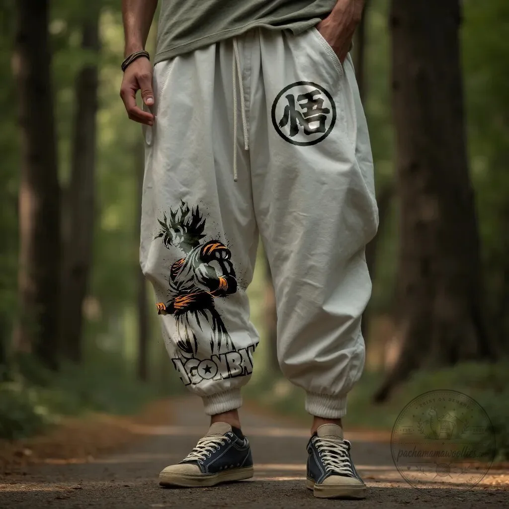Dragon Ball Z Goku Super Saiyan Printed Tapered Casual Pants
