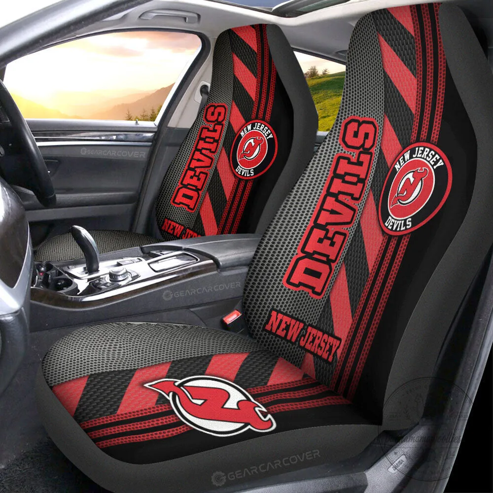 New Jersey Devils Car Seat Covers Custom Vehicle Interior Protectors