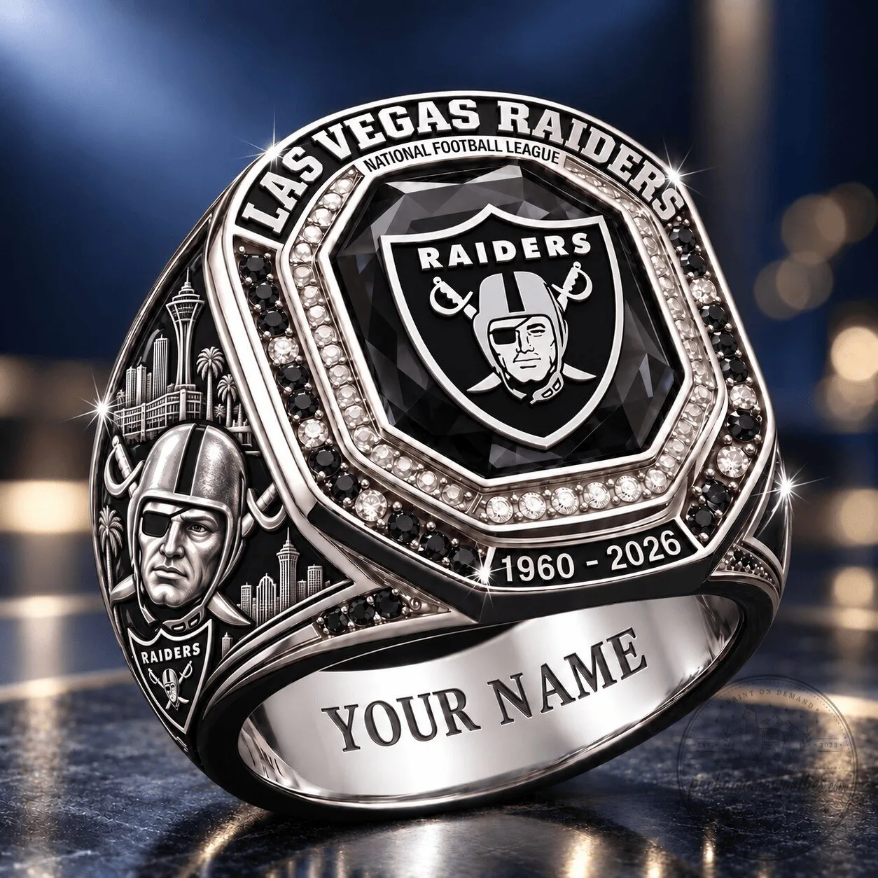 Las Vegas Raiders National Football League Championship Ring 1 Las Vegas Raiders National Football League Championship Ring