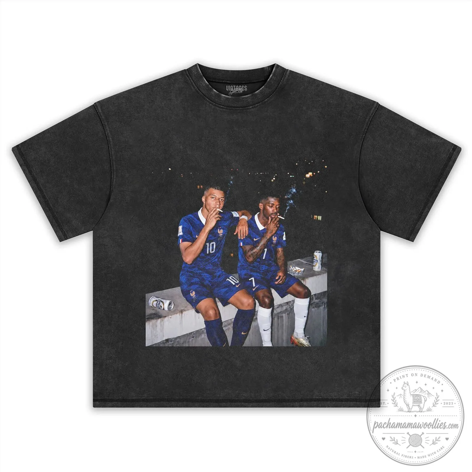 Ousmane Dembele Kylian Mbappe France Football Team T-Shirt 8 Ousmane Dembele Kylian Mbappe France Football Team T-Shirt