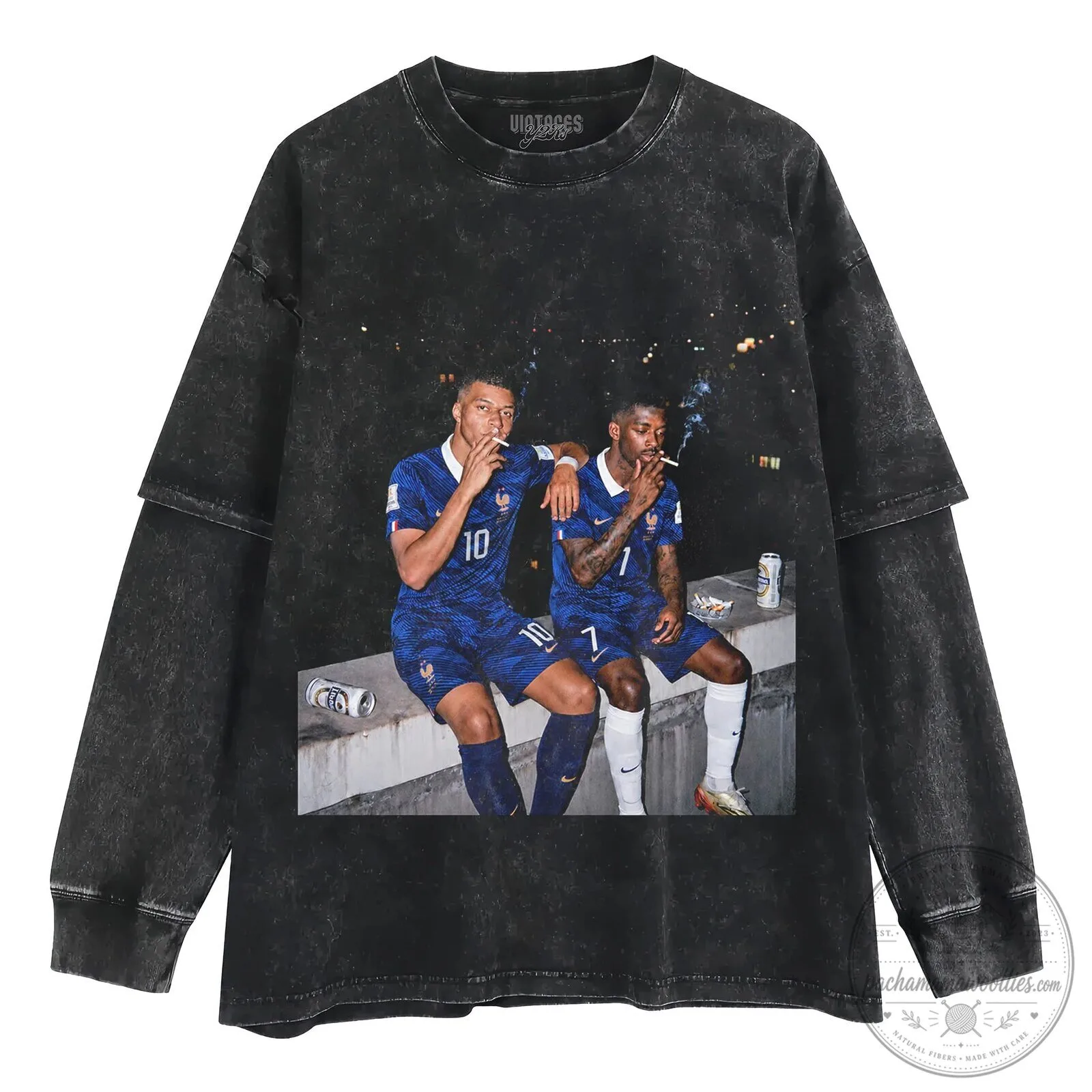 Ousmane Dembele Kylian Mbappe France Football Team T-Shirt 10 Ousmane Dembele Kylian Mbappe France Football Team T-Shirt