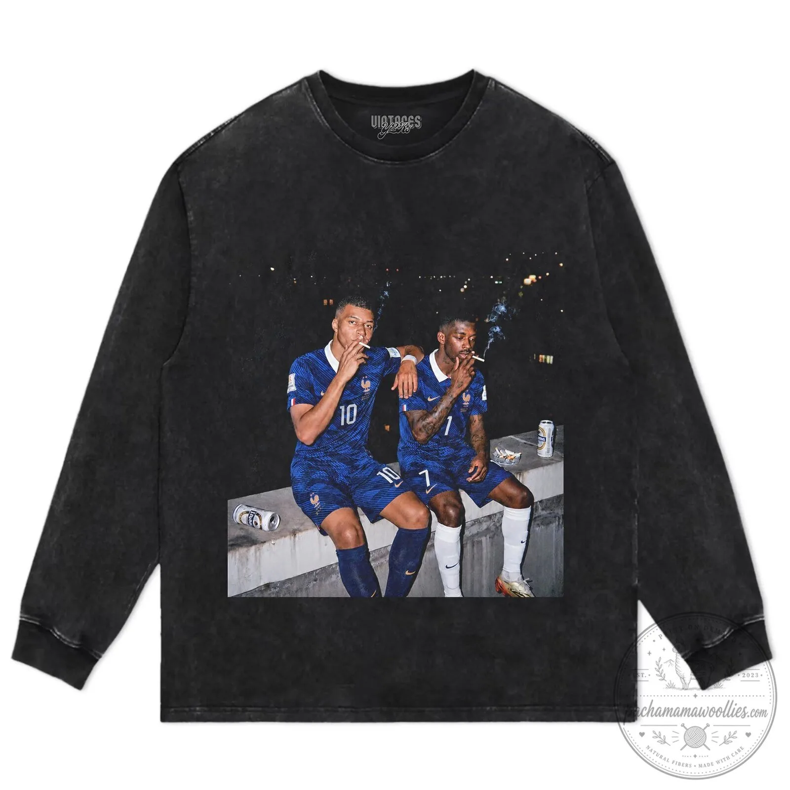 Ousmane Dembele Kylian Mbappe France Football Team T-Shirt 12 Ousmane Dembele Kylian Mbappe France Football Team T-Shirt