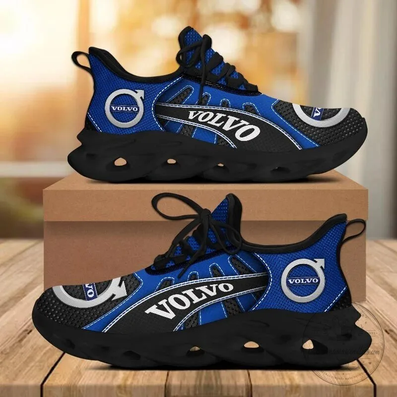 Volvo Blue and Black Logo Branded Fan Running Shoes 1 Volvo Blue and Black Logo Branded Fan Running Shoes