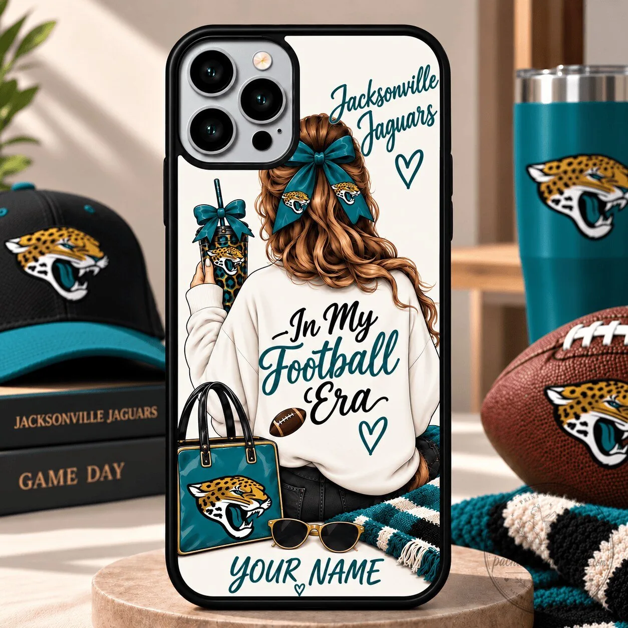 Jacksonville Jaguars Football Era Personalized Phone Case