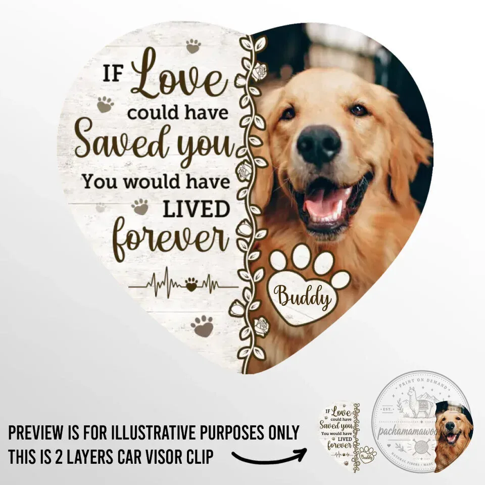 Personalized Pet Memorial Car Visor Clip for Dog Owners 5 Personalized Pet Memorial Car Visor Clip for Dog Owners