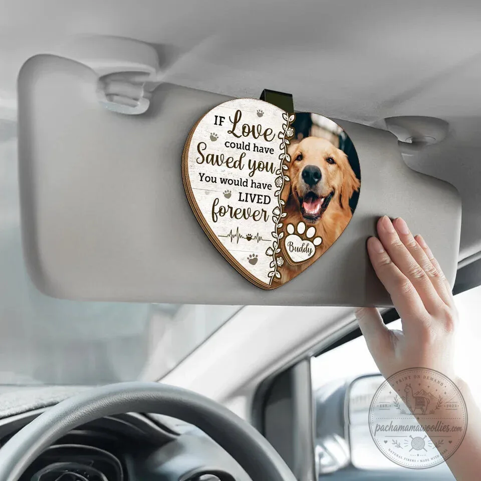 Personalized Pet Memorial Car Visor Clip for Dog Owners 7 Personalized Pet Memorial Car Visor Clip for Dog Owners