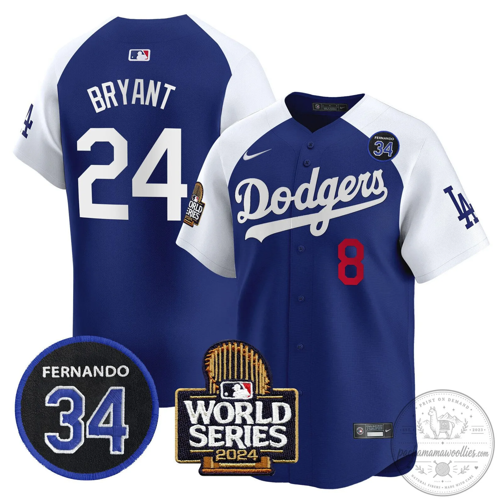 Dodgers Fernando Valenzuela 2024 World Series White Baseball Jersey 94 Dodgers Fernando Valenzuela 2024 World Series White Baseball Jersey