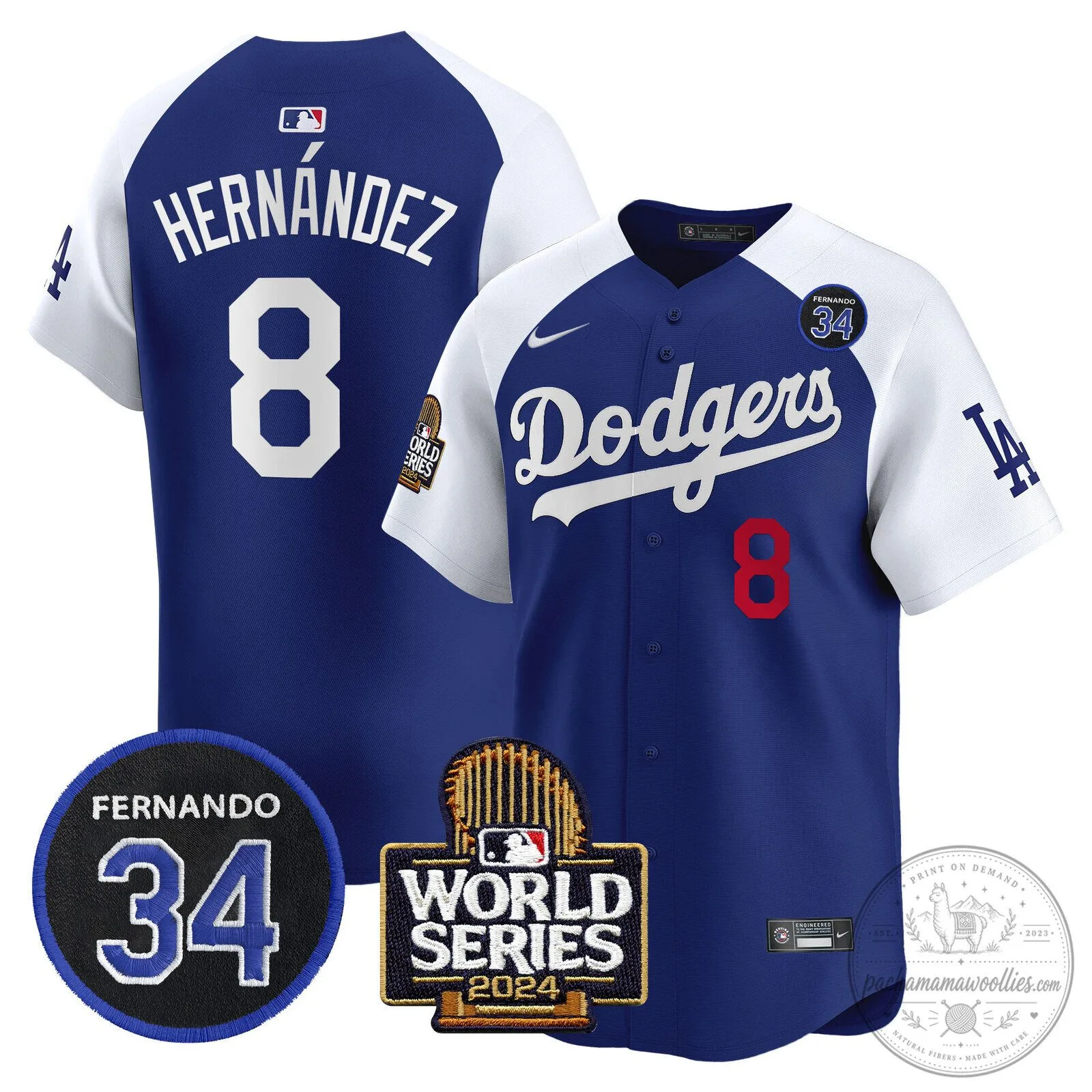 Dodgers Fernando Valenzuela 2024 World Series White Baseball Jersey 96 Dodgers Fernando Valenzuela 2024 World Series White Baseball Jersey