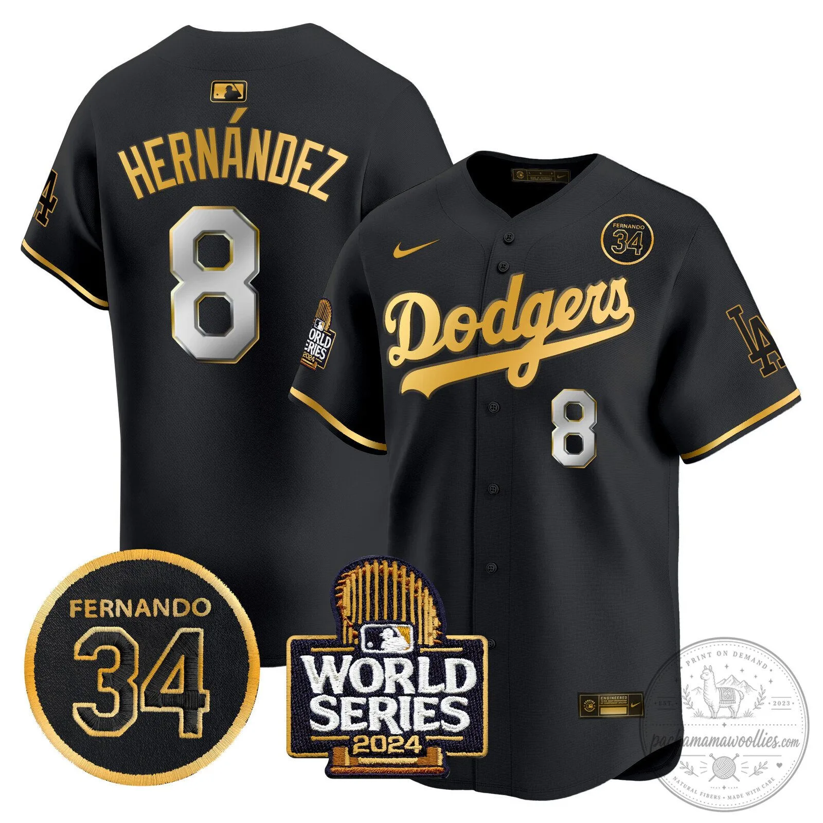 Dodgers Fernando Valenzuela 2024 World Series White Baseball Jersey 106 Dodgers Fernando Valenzuela 2024 World Series White Baseball Jersey