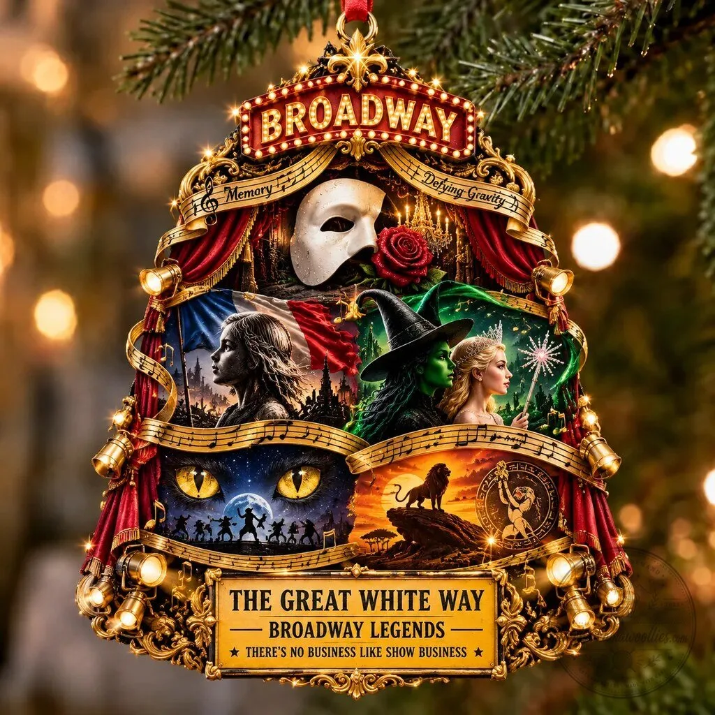 Broadway Legends The Great White Way Commemorative Christmas Ornament