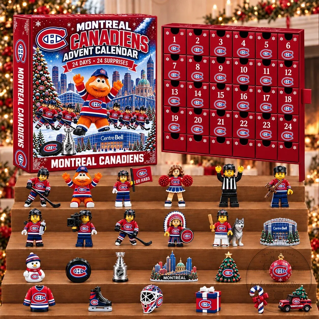 Montreal Canadiens National Hockey League 24 Day Surprise Countdown Advent Calendar