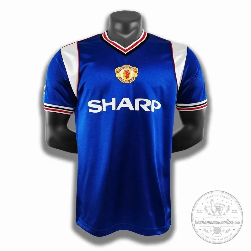 Manchester United 1985 Third Retro Football Jersey 1 Manchester United 1985 Third Retro Football Jersey