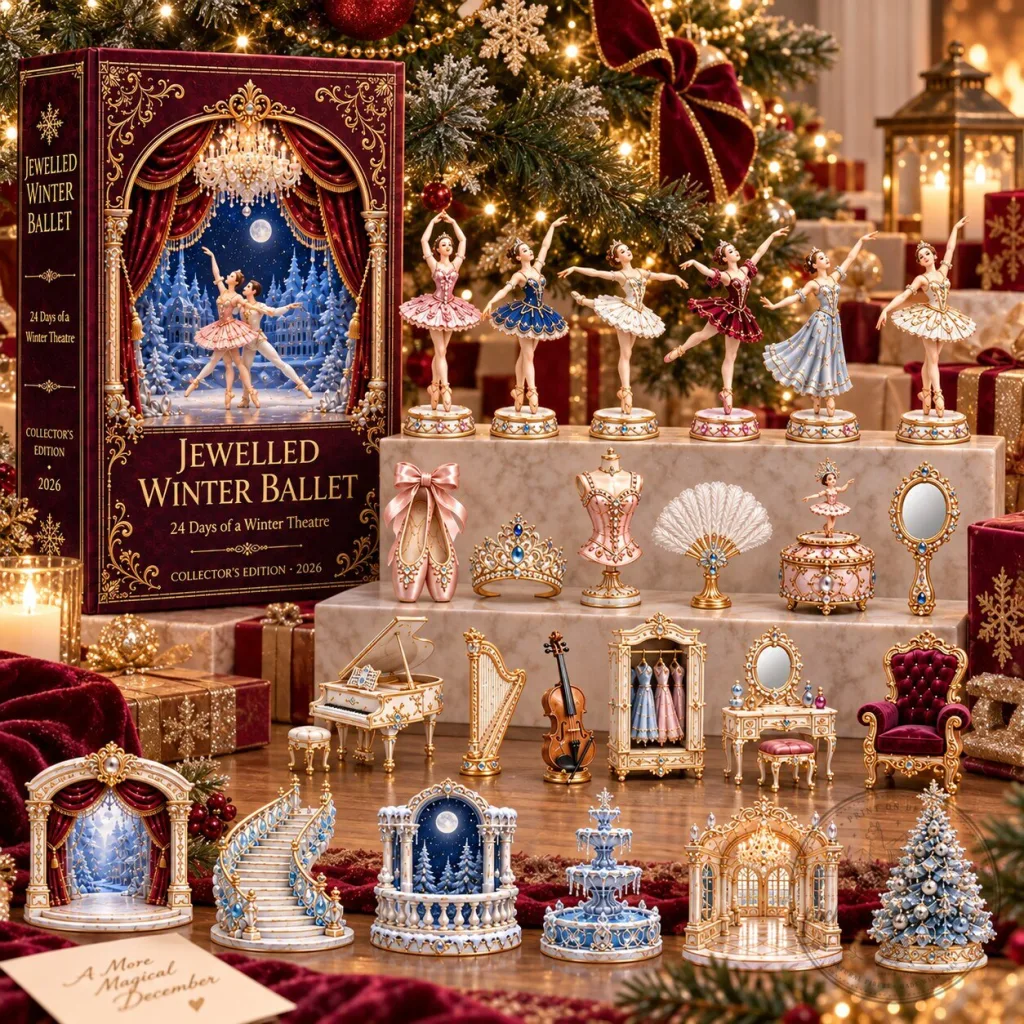 Jewelled Winter Ballet 24-Day Countdown Advent Calendar Collectible Set Jewelled Winter Ballet 24-Day Countdown Advent Calendar Collectible Set