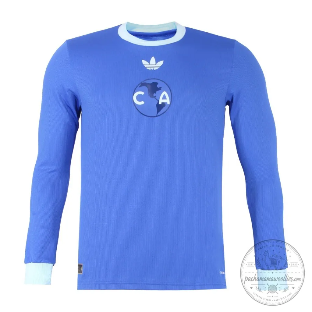 Club America 110th Anniversary Adidas Long Sleeve Soccer Jersey Club America 110th Anniversary Adidas Long Sleeve Soccer Jersey