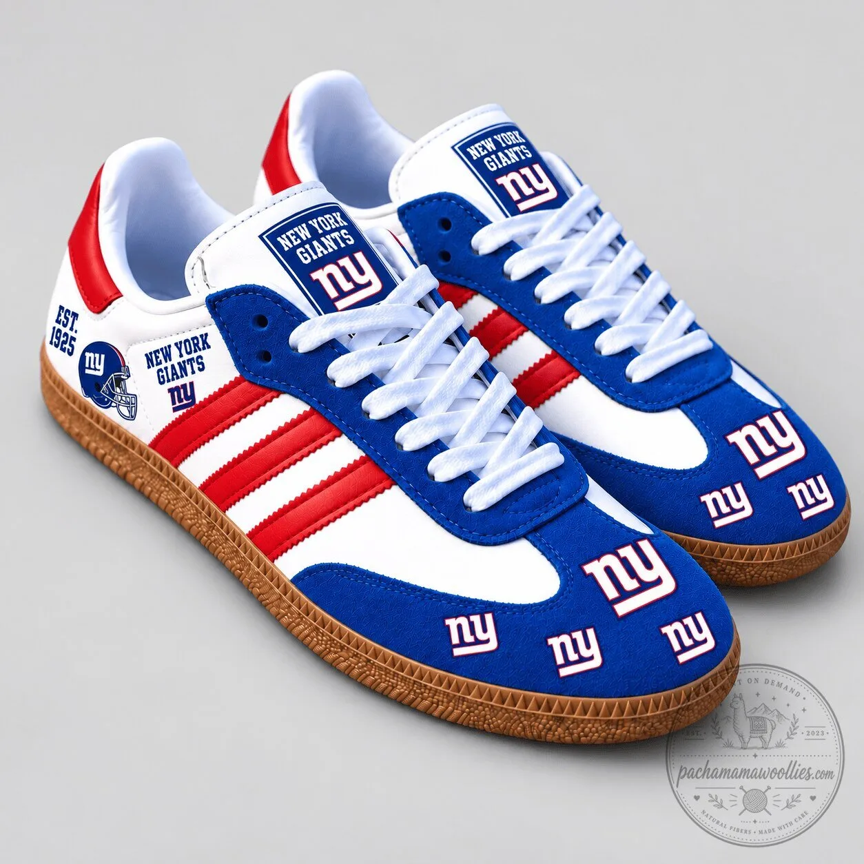 New York Giants NFL Team Spirit Heritage Samba Shoes 1 New York Giants NFL Team Spirit Heritage Samba Shoes