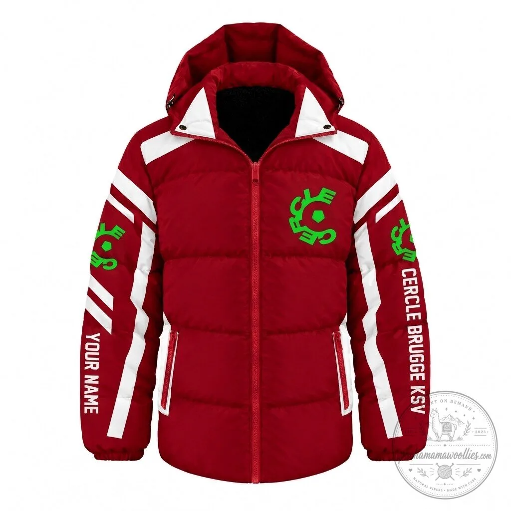 Cercle Brugge KSV Belgian Pro League Waterproof Thickened Down Jacket 1 Cercle Brugge KSV Belgian Pro League Waterproof Thickened Down Jacket