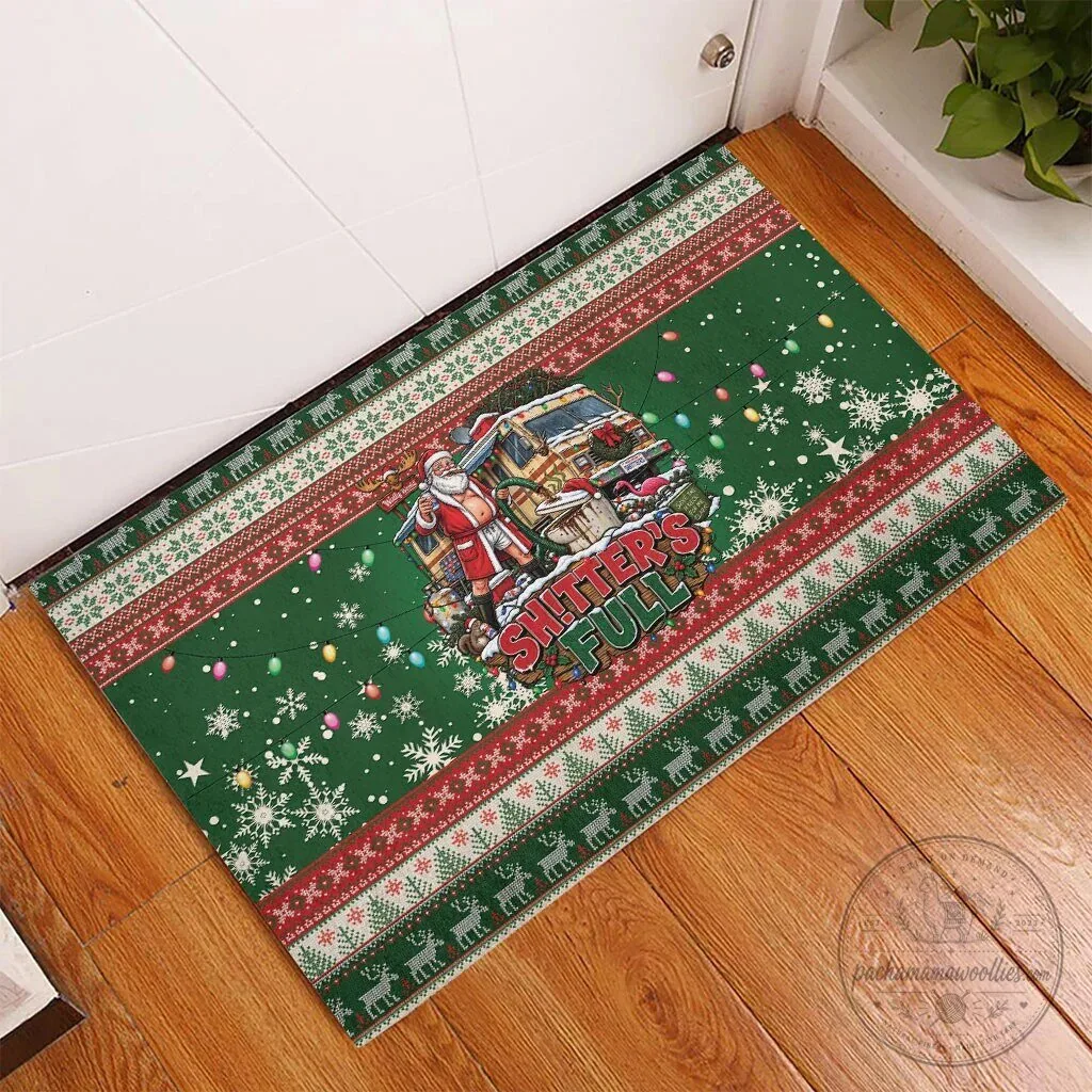 Christmas Vacation Shitter's Full Funny Holiday Welcome Doormat 6 Christmas Vacation Shitter