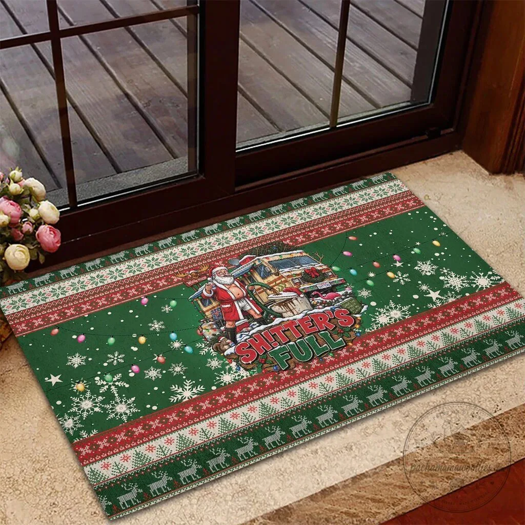 Christmas Vacation Shitter's Full Funny Holiday Welcome Doormat 8 Christmas Vacation Shitter