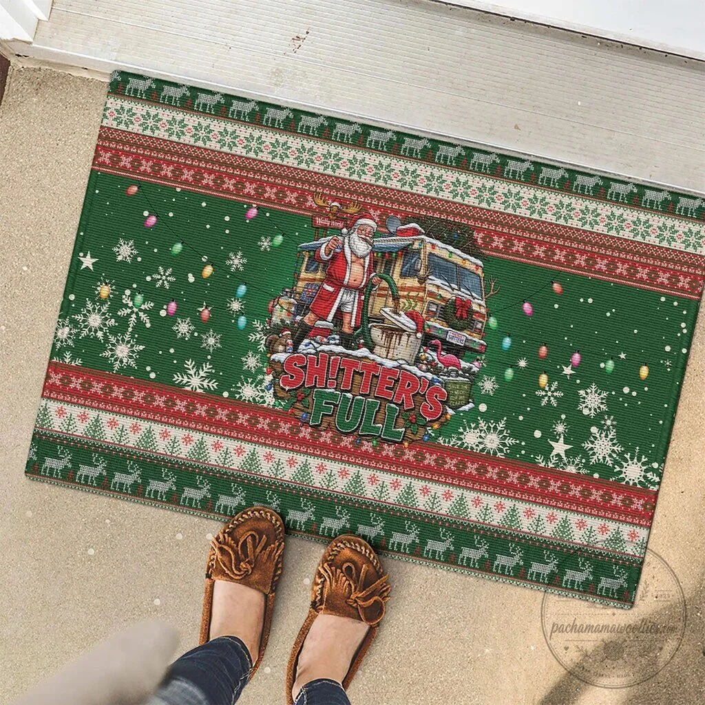 Christmas Vacation Shitter's Full Funny Holiday Welcome Doormat 9 Christmas Vacation Shitter