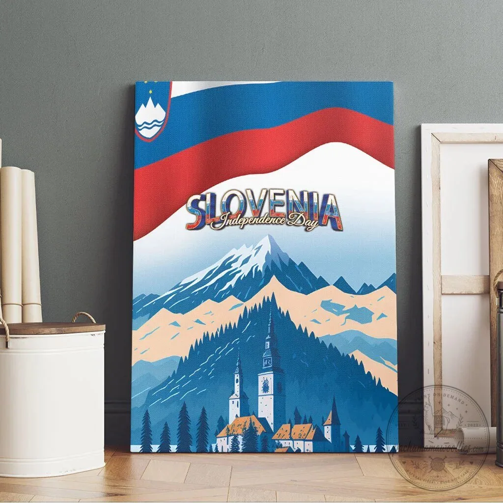Slovenia Independence Day Lake Bled Julian Alps Landscape Canvas Wall Art 11 Slovenia Independence Day Lake Bled Julian Alps Landscape Canvas Wall Art