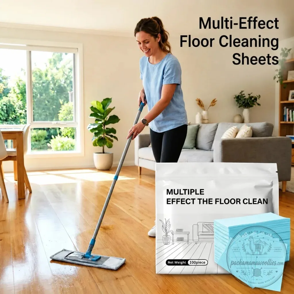 Multi-Effect Floor Cleaning Sheets for Hardwood, Tile, and Laminate Surfaces Multi-Effect Floor Cleaning Sheets for Hardwood, Tile, and Laminate Surfaces