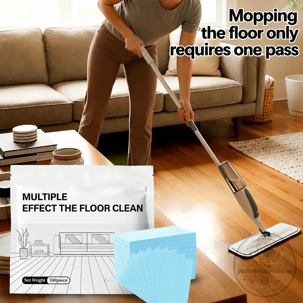 Multi-Effect Floor Cleaning Sheets for Hardwood, Tile, and Laminate Surfaces 16 Multi-Effect Floor Cleaning Sheets for Hardwood, Tile, and Laminate Surfaces