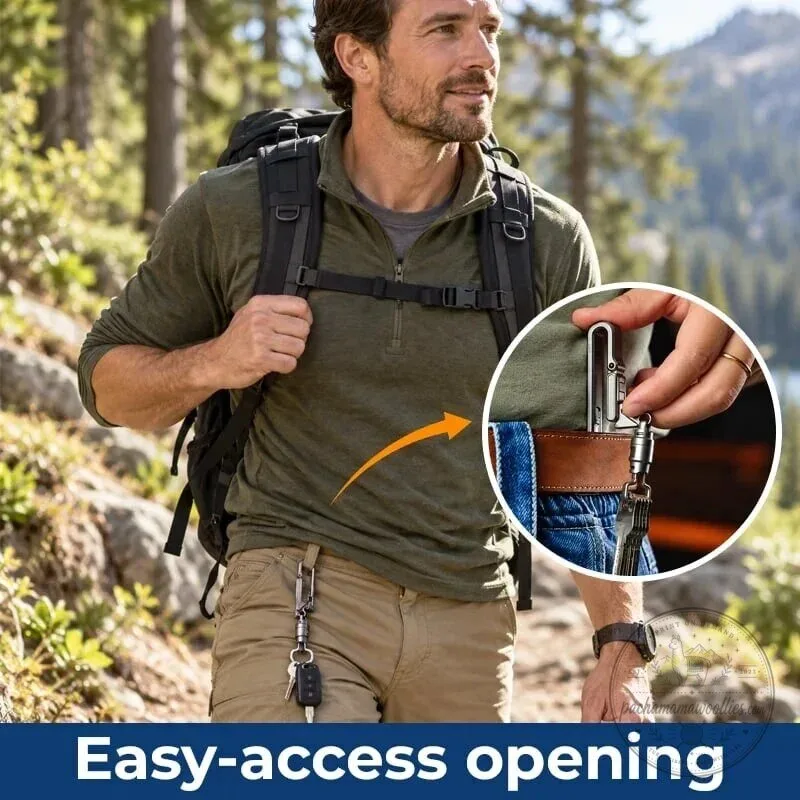 Lightweight Men's Belt Key Clip for Everyday Carry Key Holder 9 Lightweight Men