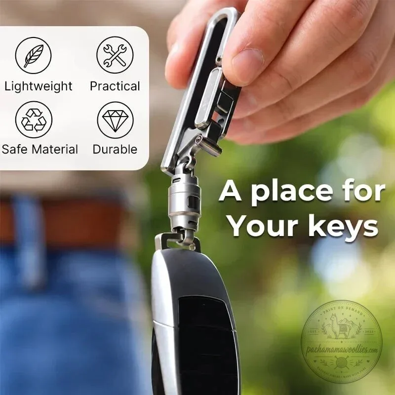 Lightweight Men's Belt Key Clip for Everyday Carry Key Holder 10 Lightweight Men