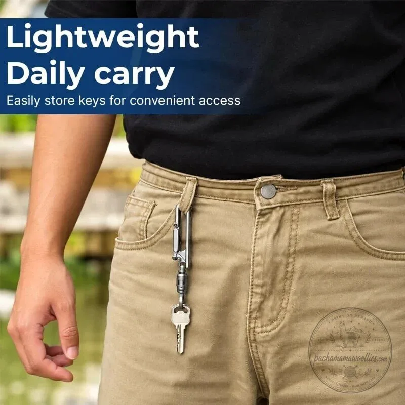 Lightweight Men's Belt Key Clip for Everyday Carry Key Holder 11 Lightweight Men