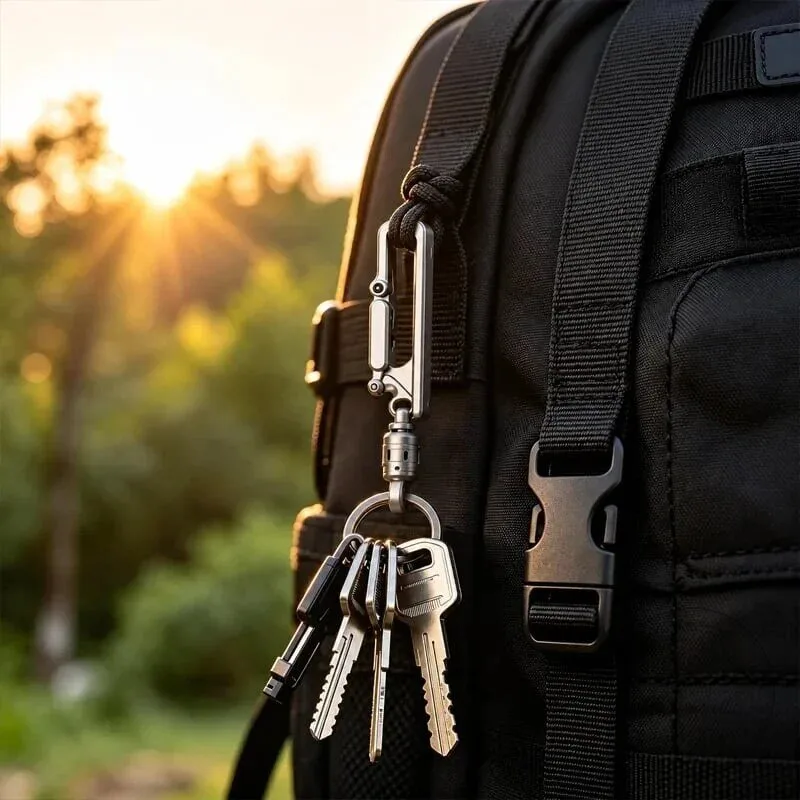 Lightweight Men's Belt Key Clip for Everyday Carry Key Holder 12 Lightweight Men