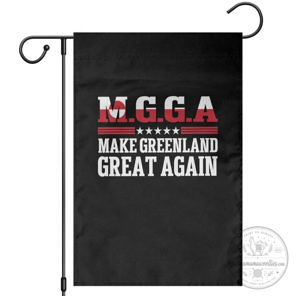 Make Greenland Great Again Political Humor Garden Flag