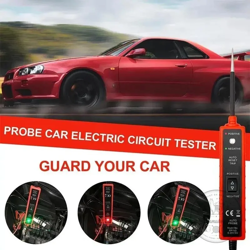 Automotive Circuit Tester 6-24V DC Car Electrical System Diagnostic Tool 10 Automotive Circuit Tester 6-24V DC Car Electrical System Diagnostic Tool