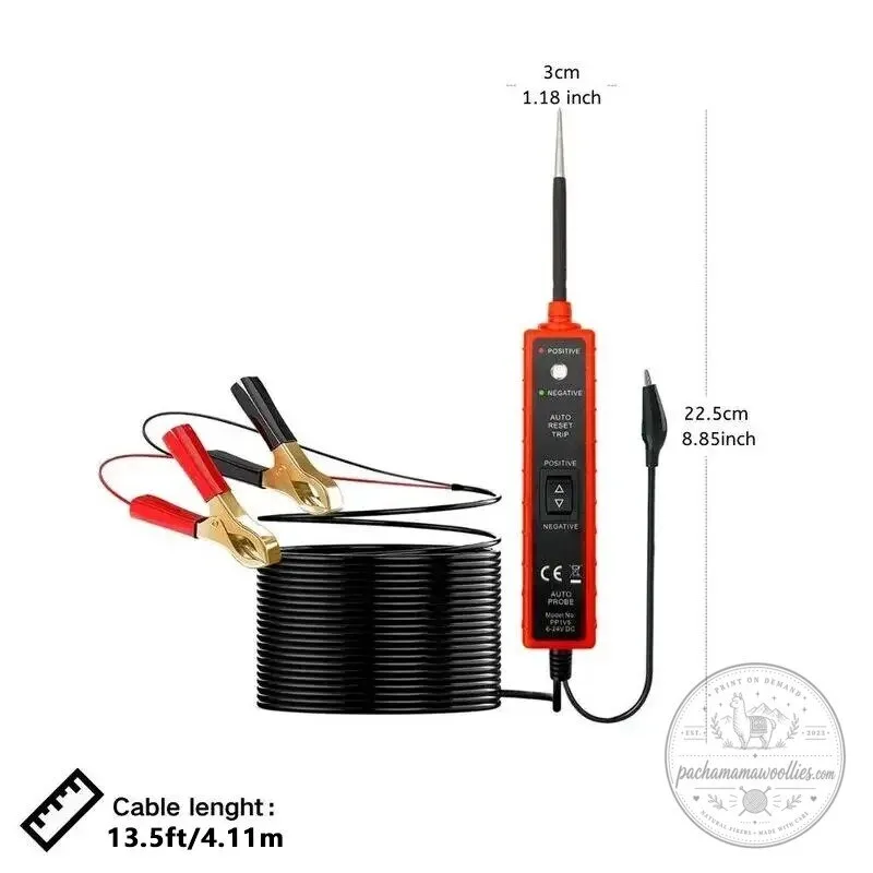 Automotive Circuit Tester 6-24V DC Car Electrical System Diagnostic Tool 13 Automotive Circuit Tester 6-24V DC Car Electrical System Diagnostic Tool